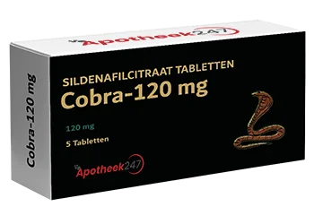 Cobra 120mg Sildenafilcitraat 5 Tabletten Apotheek247.net